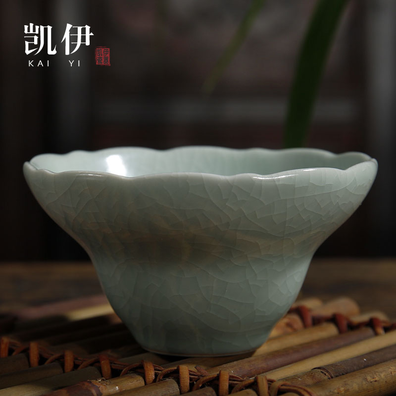 Kate your up flower cup tea cups sample tea cup single CPU kung fu tea set your porcelain pieces of glass ceramic cup