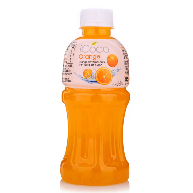 【天猫超市】泰国进口 iCoco橙味果汁饮料 含椰果 320ml