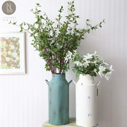 Chống gỉ retro cũ bình dị sắt xô hoa xô hoa xô hoa cửa hàng hoa nhà cắm hoa khô bình hoa trang trí - Vase / Bồn hoa & Kệ