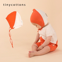 Tinycottons Spring paragraph baby baby cotton knit baby tip hat Boys care ear collared tie tire hat
