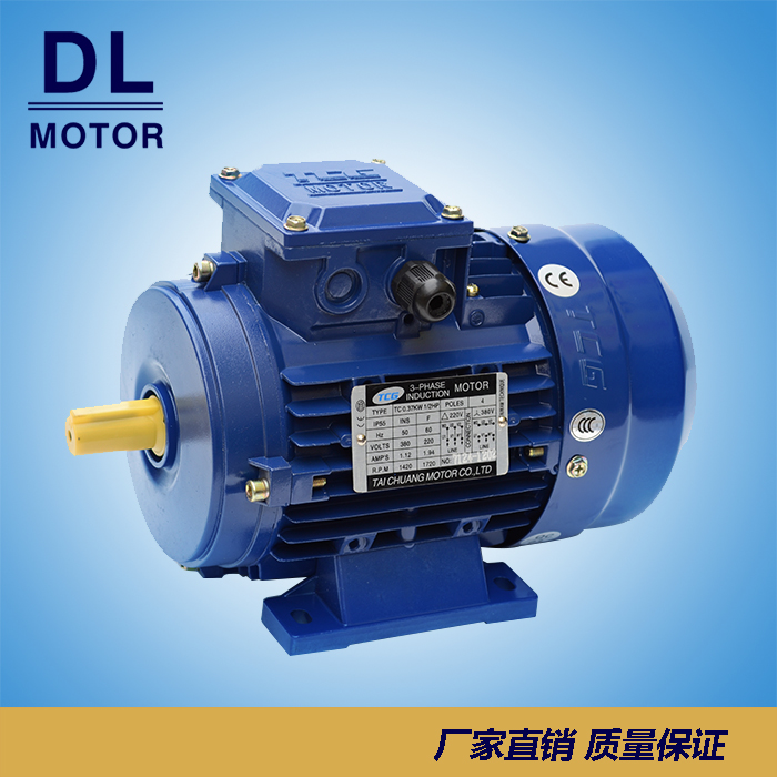 TCG Taichuang aluminum shell motor TC 0.37KW 1 2HP TC6344 1400 rpm