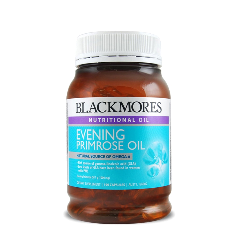 澳洲BLACKMORES澳佳宝月见草油胶囊190粒缓解痛经内分泌保护卵巢