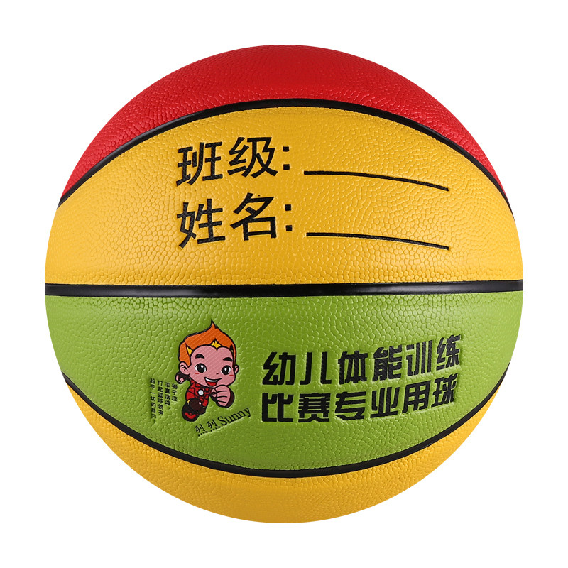 Jiale Children's PU Basketball No. 4 Kindergarten Ball Exercise No. 5 Elementary School Student Indoor Universal Training Ball Air Pump