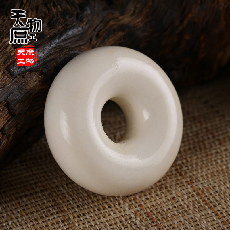 Natural Deer Corner Dial Bag Ring Green Button Deer Angle Pendant Star Moon King Diamond Buddha Pearl Back Cloud Accessories Craft Gift Hem Accessories S