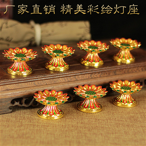 Nepal handmade products pure copper lamp crisp oil lamp holder Pauline lamp candle holder copper wax candle holder 7-Taobao