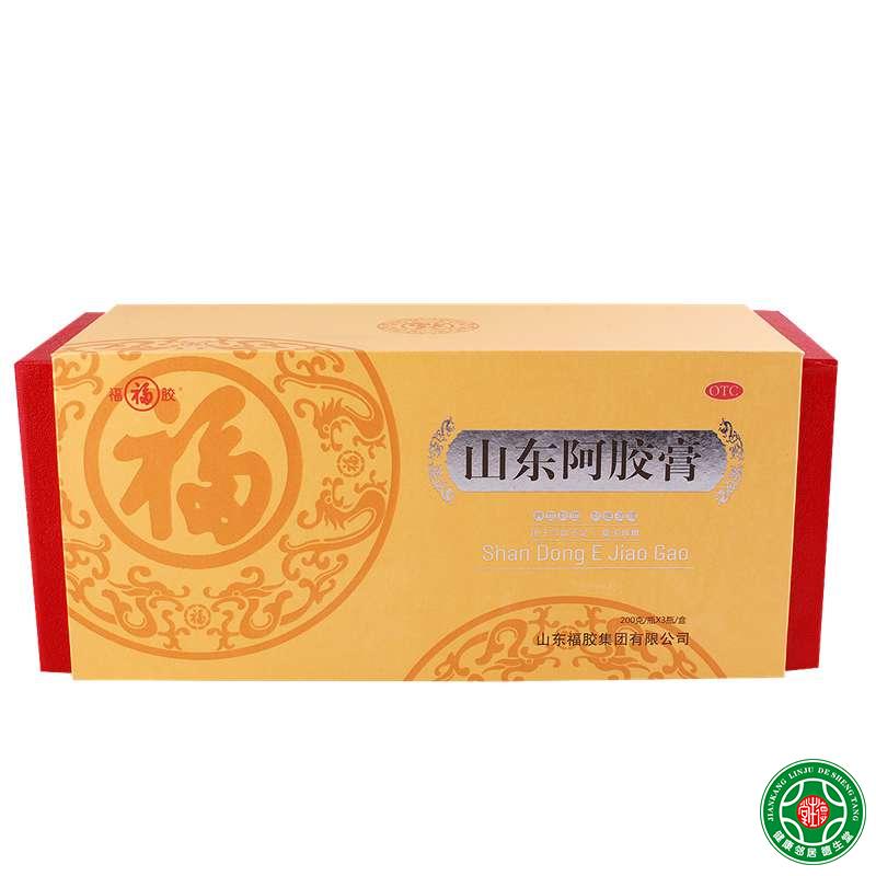 福胶山东阿胶膏200g*3瓶养血补血补虚润燥用虚痨咳嗽气血不足包邮