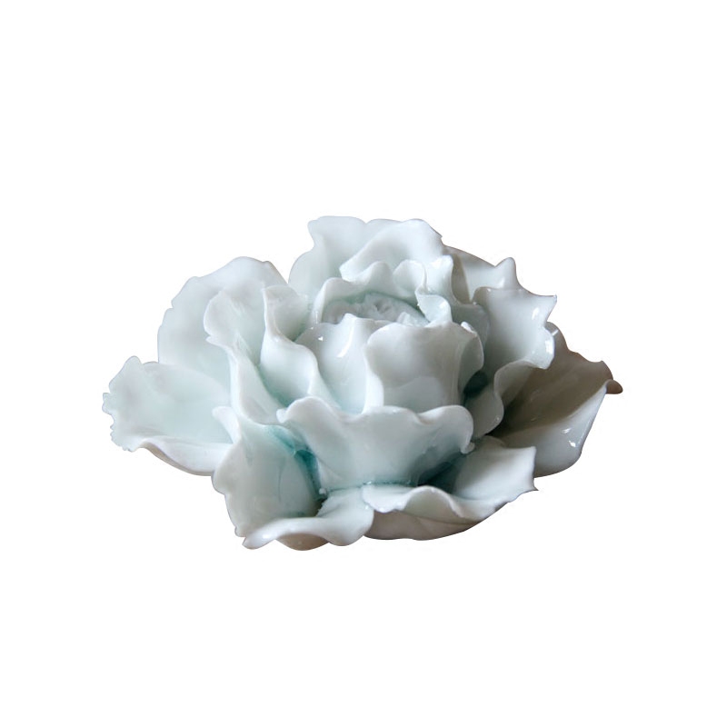 Rain tong home | checking porcelain shadow green space little flower decoration porcelain creative furnishing articles hanging wall act the role ofing