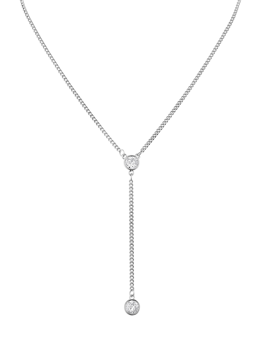DYRBERG/KERN 银色现代系列摇曳项链