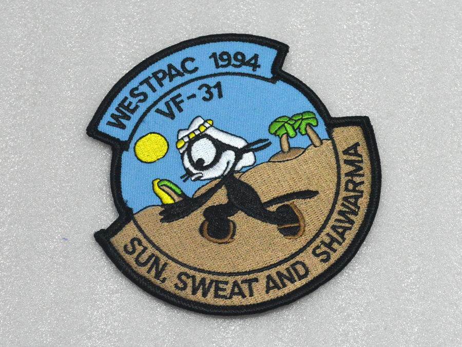 VF-31 Tomcat TOMCATTERS Squadron 1994 West Pacific Cruise WESTPAC Commemorative Badge