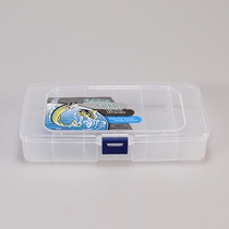 Factory direct sales Jianhua small 6 grid transparent storage box home health care multi-purpose medicine box manicure box cosmetic box