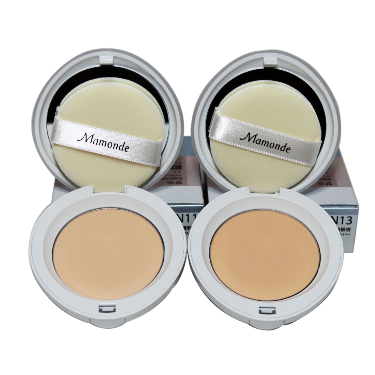 Mamonde/梦妆智臻防晒粉饼15g SPF30定妆修容美白专柜