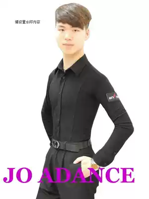 Modern practice clothes He's dance clothing men's long sleeve shirt
