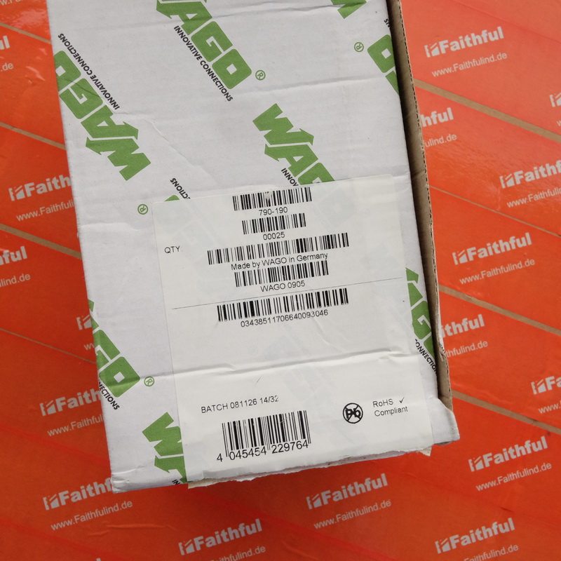 Wago 790-190 ten thousand U shaped busbar brand new German original