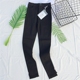 Baixing 2018 Mùa xuân và mùa thu Quần mới Bàn chân Tách chân Quần màu đen Mặc quần legging Quần dài cho nữ quần áo bộ thu đông nữ đẹp Khởi động cắt