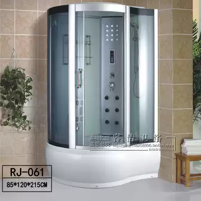 Factory direct overall shower room with base bathtub steam room surf cylinder bathroom aluminum alloy bold RJ061