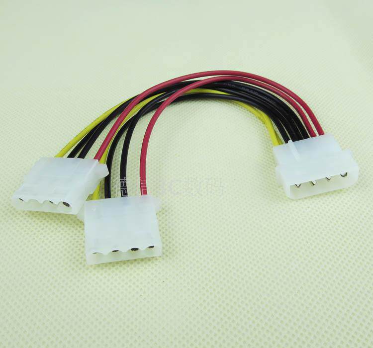 Standard desktop PCs Old models D-shaped power lines 1 minute 2 IDE 4P 10% II Parallel Port Power 4 pins One-to-two