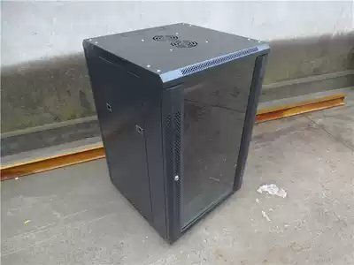 0 8m Network cabinet 600*600*800 Luxury network cabinet 16U Black switch cabinet