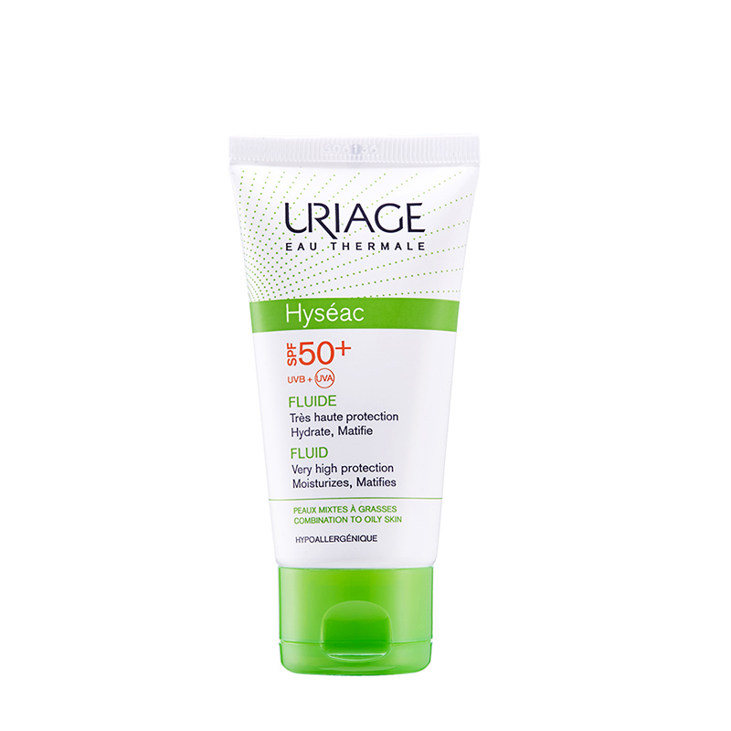 正品 Uriage依泉平衡油脂细密防晒乳SPF50PA+++隔离控油高倍防晒
