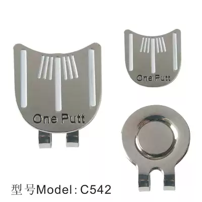 Golf cap clip One Putt hole-in cap clip Mark Mark Mark Mark ball Mark