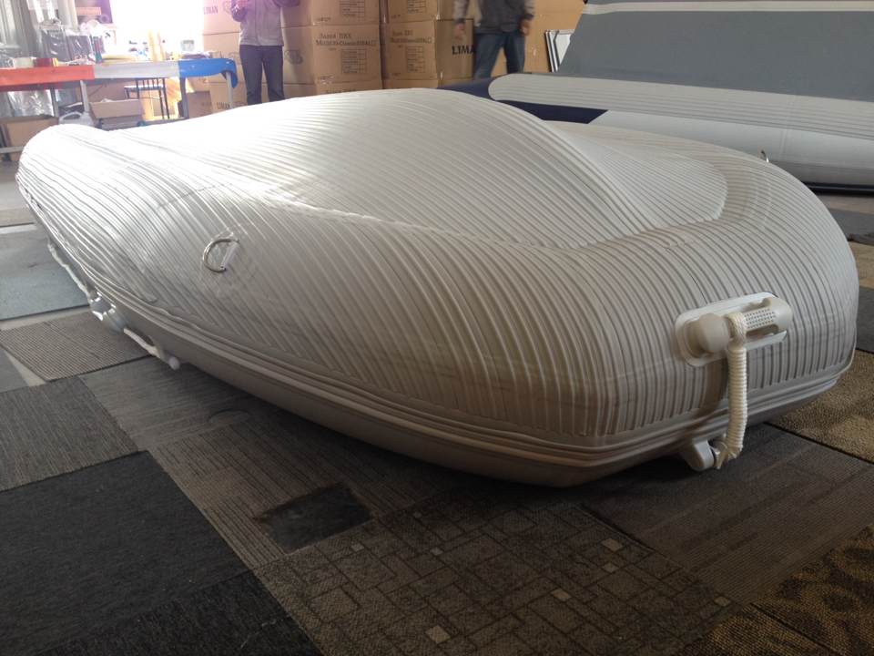 Sisheng reinforced rubber dinghy boat canoeing 3 65 m bottom reinforced anti-scraping and anti-crash rubber dinghy