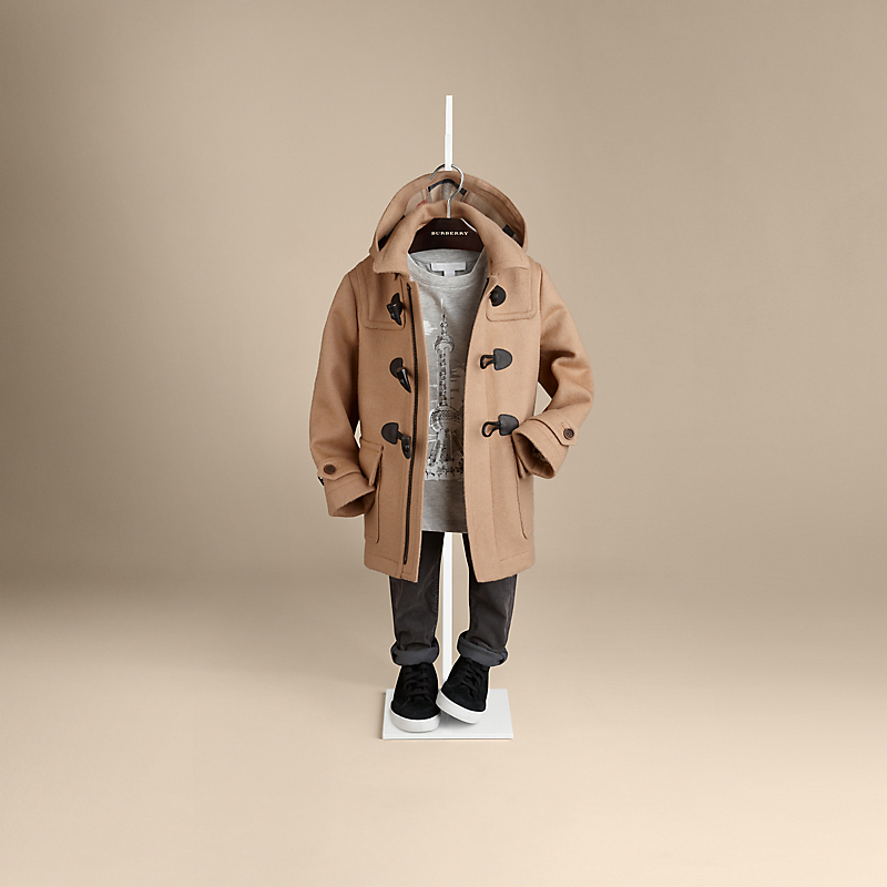 Burberry博柏利 羊毛牛角扣大衣 39526021
