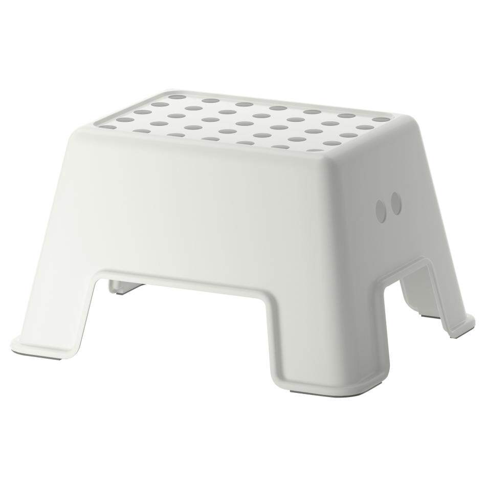 Shanghai confused IKEA domestic Bermont step stool non-slip stool white load-bearing 150 kg