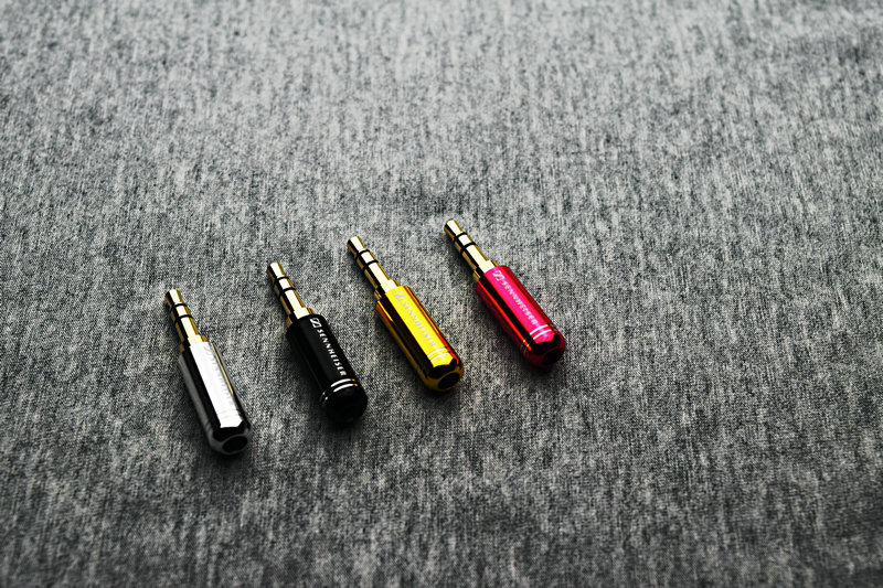 3.5mm插头  3.5双声道立体声插头 手机耳机插头 铝壳纯铜镀金导体
