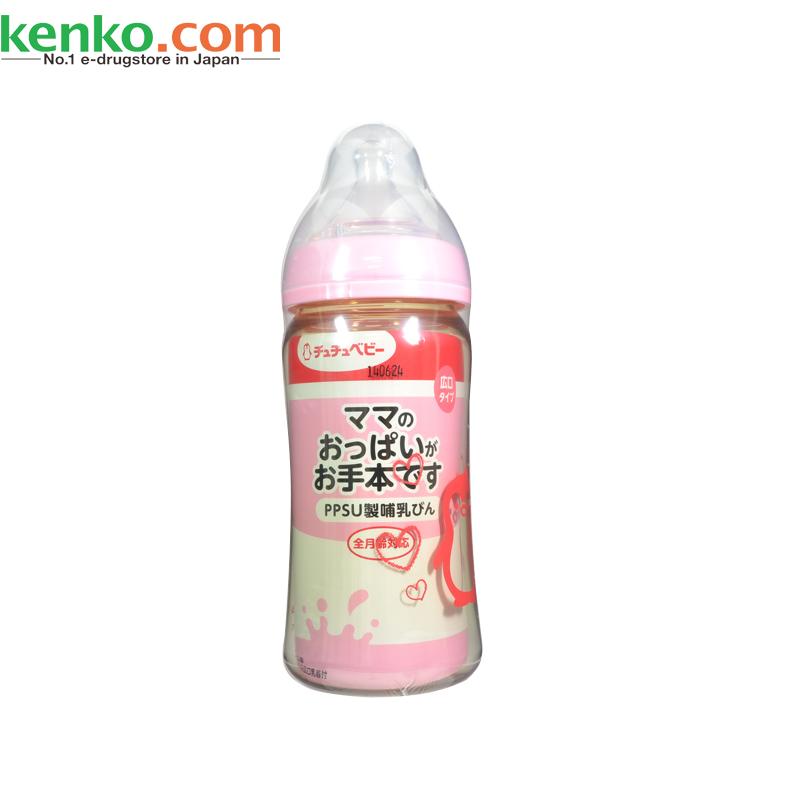 【日本直邮】chuchu日本原装进口环保可爱妈妈宽口径PPSU奶瓶