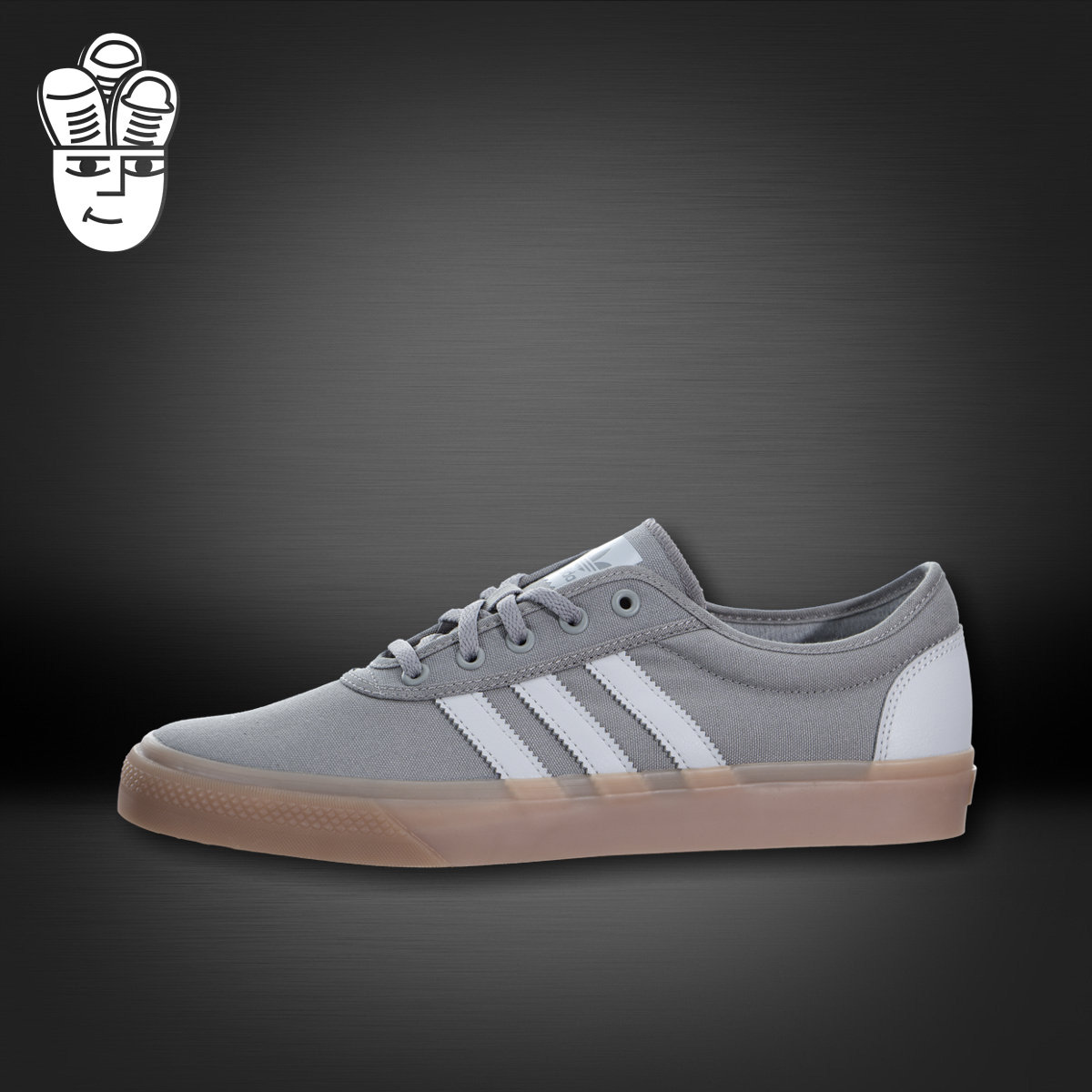 阿迪达斯 Adidas Adi Ease 三叶草板鞋 时尚男子低帮休闲鞋