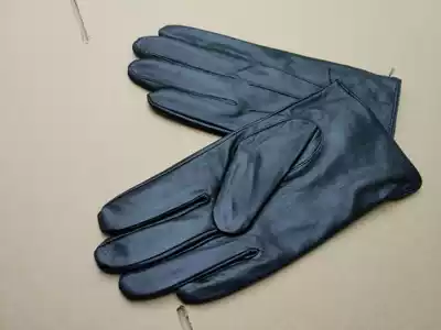 0QA cold district Jun official plus velvet leather gloves gentleman sheepskin gloves do not pick manufacturers random delivery