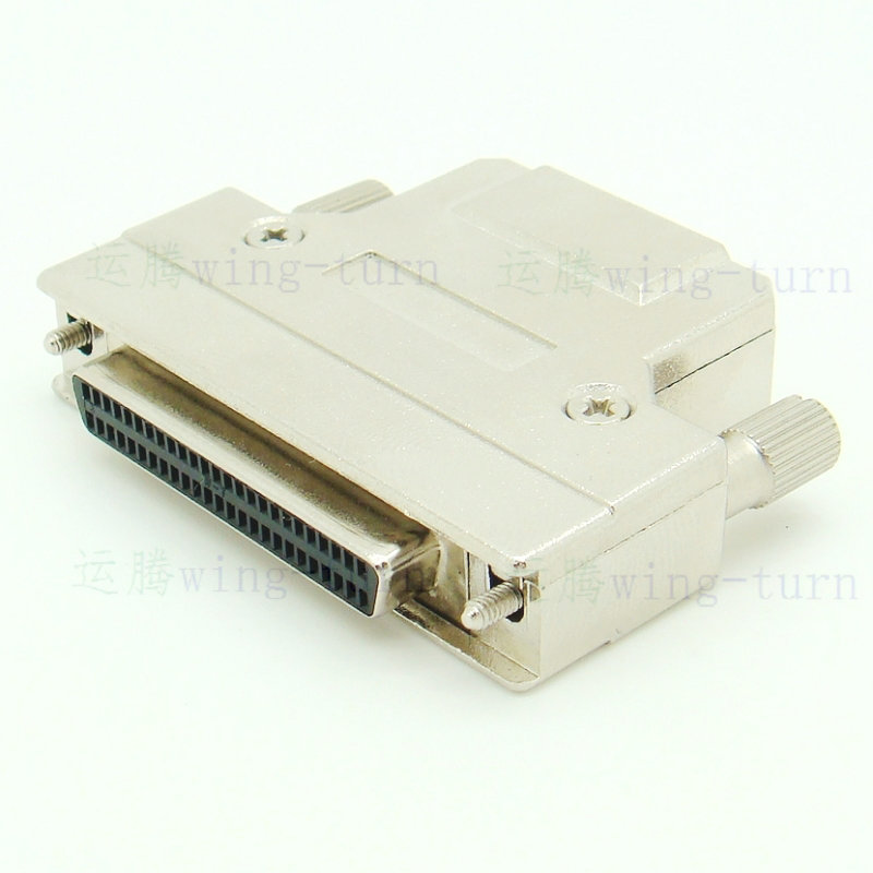 Totem MD50F-AS SCSI connector iron shell welded wire type HPDB50 core welding wire female head plug-Taobao