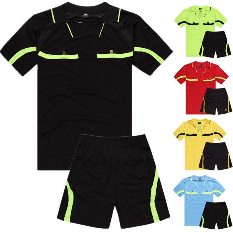 New game lapel soccer referee costume Light board soccer suit soccer referee outfit training suit