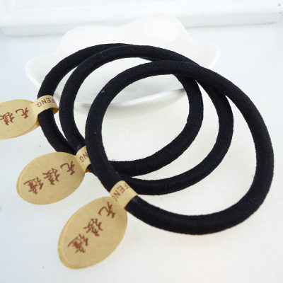 Korea's high elasticity and coarse hair - lap seamless rubber band hair rope durable hair accessories