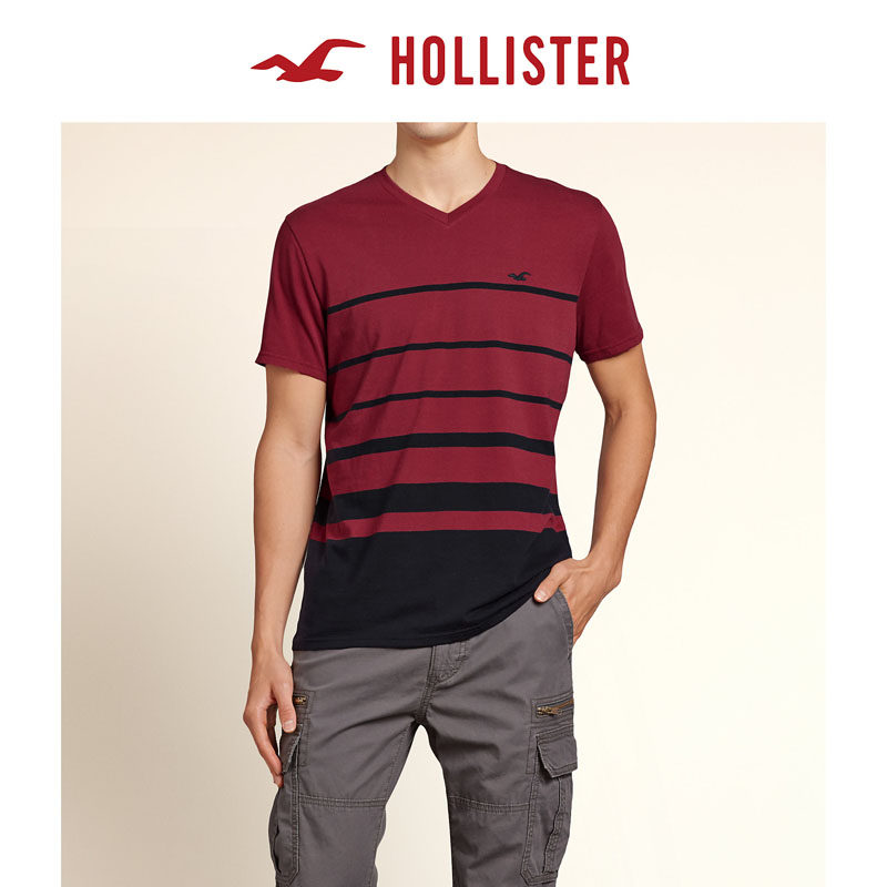 Hollister 条纹 T 恤 男 99922