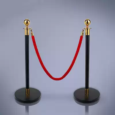 One meter thread guardrail stainless steel concierge column railing seat isolation with fence fence queuing column can be customized