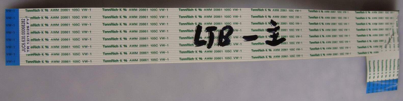 Detached Changhong 3D50A3700iD Screen Line JUC6 630 00068282 with Logic Board Flat Link