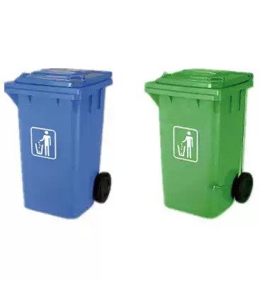 Large 240l liter outdoor sanitation trash can outdoor plastic trash can 120 litres outdoor trash can 100 litres