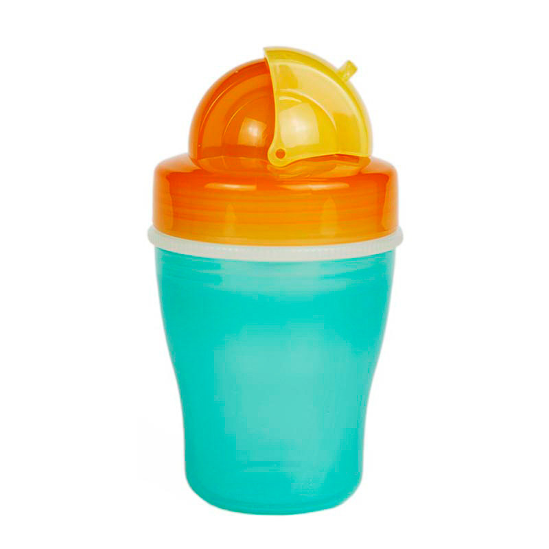乐友孕婴童婴儿喝水杯贝亲双层保温吸管杯宝宝饮水杯学饮杯180ml