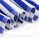 Mùa hè cotton sọc trắng xanh vest nam trẻ trung cộng với phân bón XL vòng cổ áo sơ mi hải quân Slim vest mồ hôi giản dị áo thun ba lỗ Lót