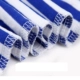 Mùa hè cotton sọc trắng xanh vest nam trẻ trung cộng với phân bón XL vòng cổ áo sơ mi hải quân Slim vest mồ hôi giản dị áo thể thao nam Lót