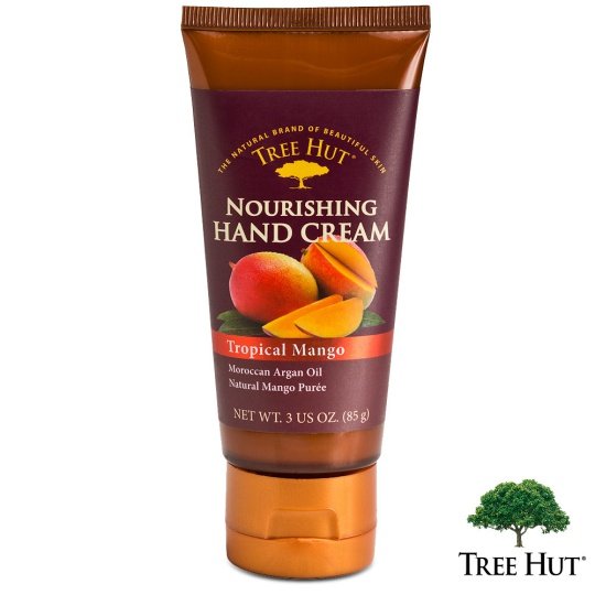 台湾官网直邮进口Tree Hut树上小屋保湿滋养护手霜-热带芒果香味