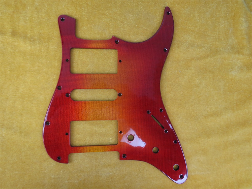 A piece of guitar solid wood wooden frame HSH single double single hand made natural maple wood