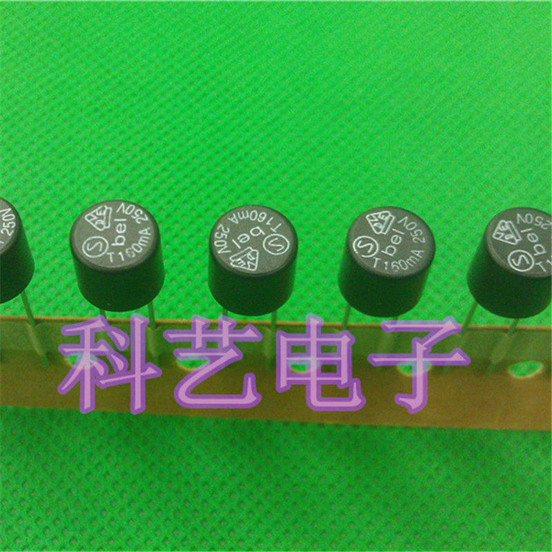 American BEL round fuse pipe T160mA250V T160mA 250V 160mA delay slow melting