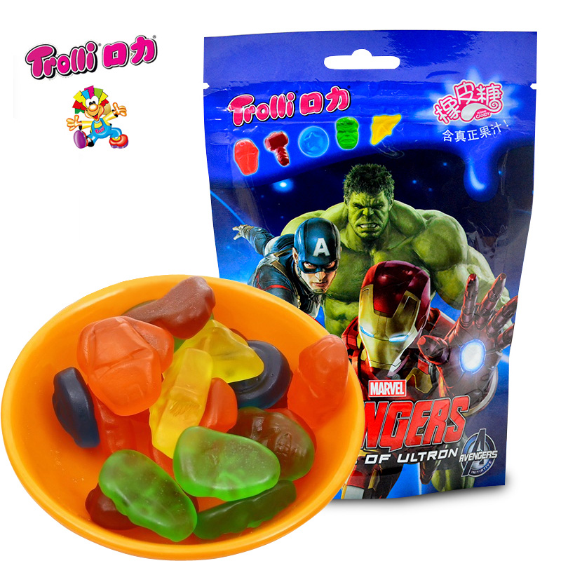【天猫超市】Trolli 口力影影乐橡皮糖100g (水果凝胶糖果）