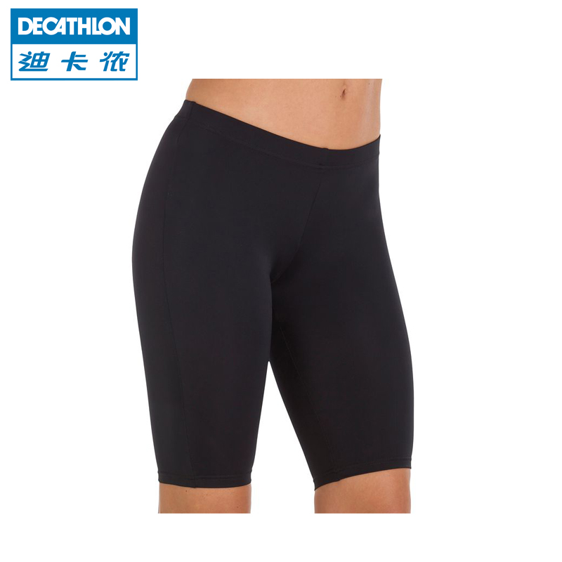 迪卡侬 游泳运动 女士游泳裤 舒适保守保暖安全 110493NABAIJI