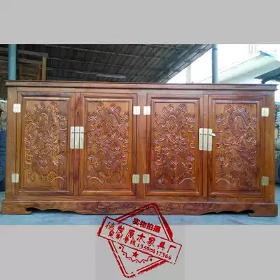 DF005 custom Rosewood fish tank bottom cabinet solid wood carved dragon bottom cabinet sea water tank aquarium solid wood