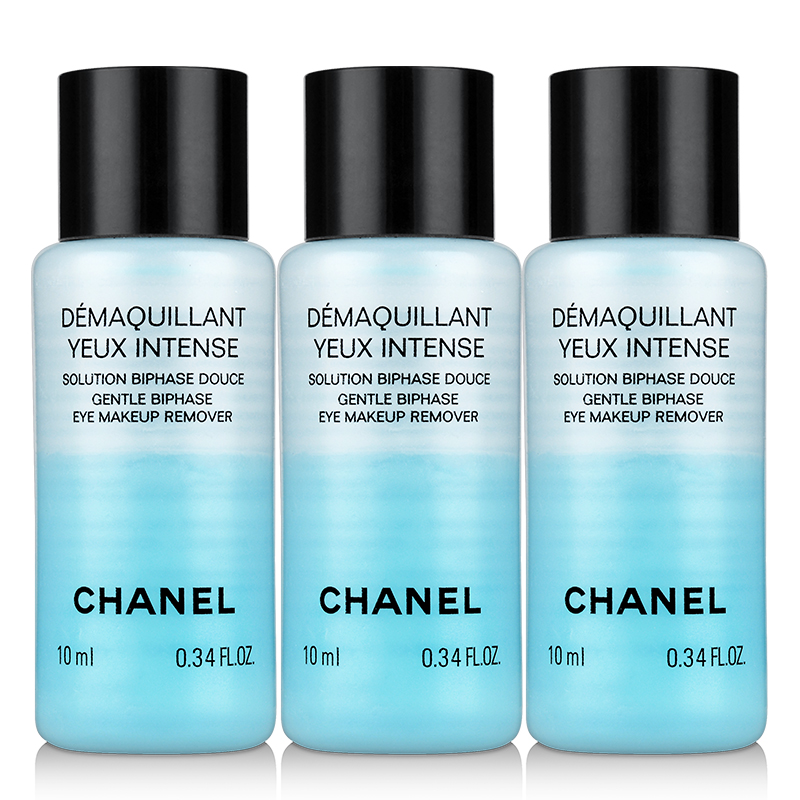 会员换购 CHANEL 香奈儿眼唇卸妆液 10ml*3水油分离 眼线口红彩妆