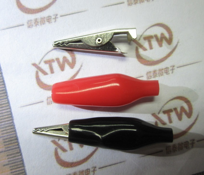 Small number crocodile clip jacket clip test clip power clip 0 11 only red black 2 colors