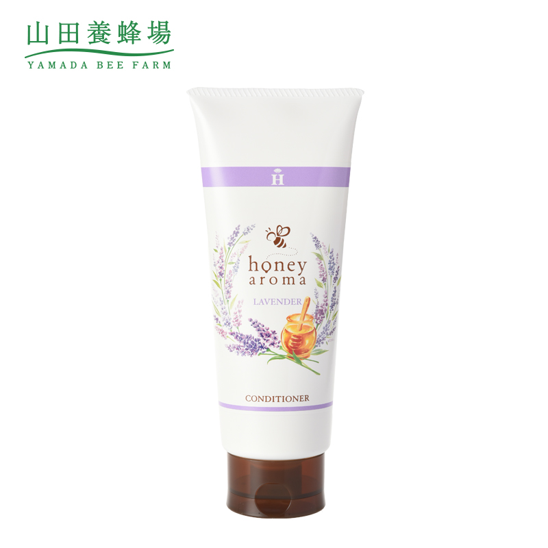 【日本直邮】山田养蜂场 honey蜂蜜芳香 柔滑薰衣草护发素 200g