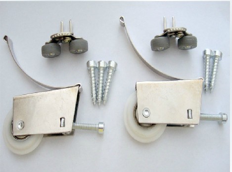 Titanium alloy moving door wheel pulley wall closet door pulley sliding door pulley wardrobe pulley shower pulley silent wheel